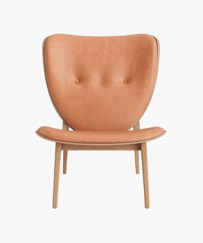 Elephant Chair, Natural / Vintage Leather Camel